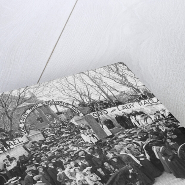Foundation Stone Laying of the Cross Shelter and Lych Gate, Kirk Michael, Isle of Man by George Bellett Cowen